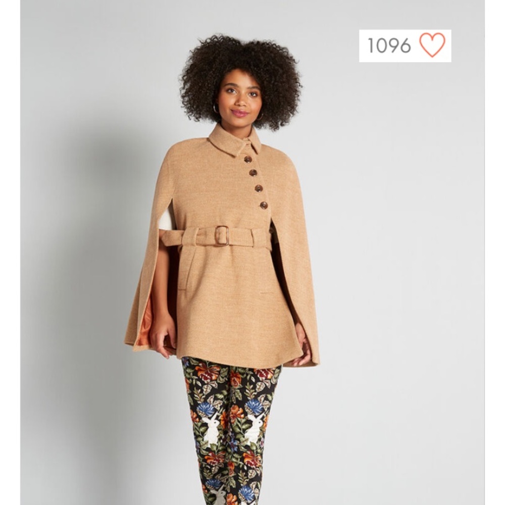 ModCloth Belted Cape